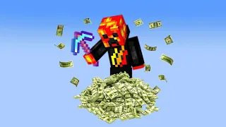 Minecraft but there's 1 MILLIONAIRE Block