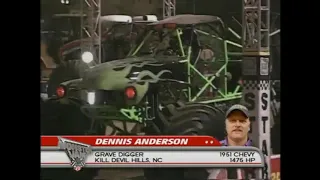 Monster Jam World Finals 7 VII Grave Digger Dennis Anderson Fastest Qualifier 2006