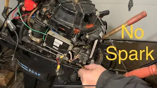 20 Hp Mercury - (Part 1) Troubleshooting this “No Spark Condition”