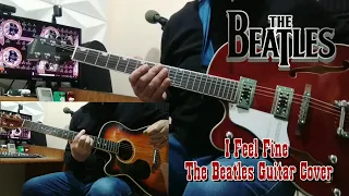 I Feel Fine - The Beatles🇬🇧 With: Gretsch G6119TR⚡and Hofma Electro-acoustic Guitar🎸 #beatlescovers