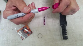 Changing blade on leather lace maker tool