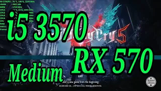 Devil May Cry 5 Medium || i5 3570 RX 570