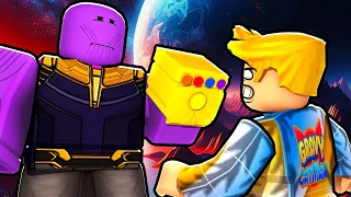 I Unlocked Infinity Gauntlet To Defeat Thanos In Roblox Gauntlet Simulator