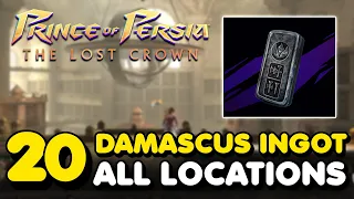 All 20 Azure Damascus Ingot Locations In Prince of Persia The Lost Crown