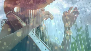 Heavenly Amazing Grace Harp Instrumental 😇 Relaxing Hymn Music