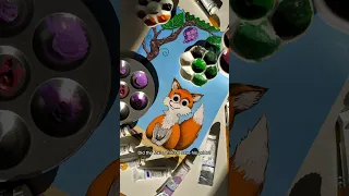 The Fox and the Grapes by Aesop - Illustrated story #shorts