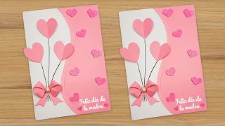 🎀TARJETA HECHA A MANO PARA EL DÍA DE LA MUJER/MADRE🎀 Especial día de la madre/mujer😍Women's Day Card