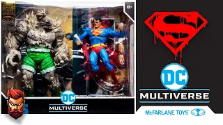 Superman vs Doomsday - McFarlane Toys "In Hand" Unboxing! | DC Multiverse Gold Label 2-Pk #dccomics