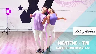 MIENTEME 💜 TINI & Maria Becerra | LUIS Y ANDREA | Bachata remix DJC ft. Magali Fernádez📍Dflow Málaga