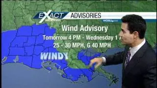 Windy And Cooler After A Cold Front Passes Tomorrow Evening