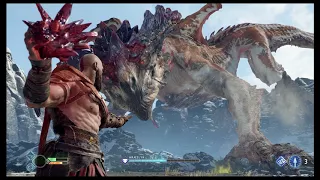 God of War - Kratos Vs HRÆZLYR Dragon Slayer