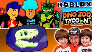 Encontramos FOSILES en nuestro PARQUE de DINOSAURIOS de ROBLOX!!