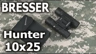 Распаковка Bresser Hunter 10x25