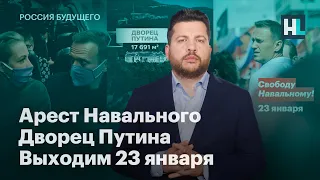 Арест Навального, дворец Путина, выходим 23 января