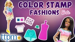 Barbie Crayola Color Stamp Fashion Set - Brunette & Blonde Barbie Doll | Mattel Toys