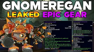 ALL THE NEW EPIC GEAR FROM GNOMEREGAN RAID - Season of Discovery Phase 2