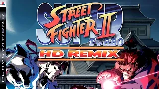 Super Street Fighter II Turbo HD Remix - Longplay | PS3