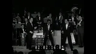 Frank Sinatra Sammy Davis Peter Lawford Joey Bishop at the 1960 Sands Summit 2nd Night 1