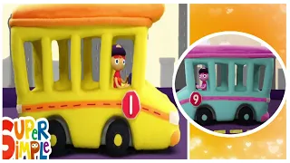 10 Little Buses | Kids Songs | Super Simple Songs | ACAPELLA