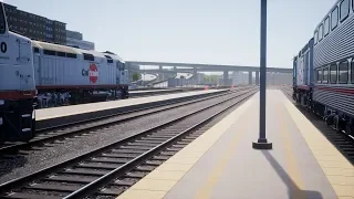 Train Sim World®: Peninsula Corridor: San Francisco - San Jose Route Add-On. Проходим сценарии.