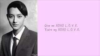 EXO M - XOXO (Kisses & Hugs) Lyrics (Mandarin/Pinyin/Eng)