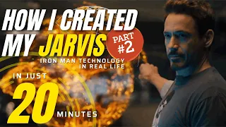 ULTIMATE GUIDE to CREATE YOUR JARVIS Simple Tutorial I MARVEL IRONMAN'S AI I Part-2 Project Jarvis