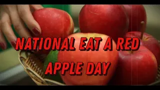 National Eat A Red Apple Day (December 1) - Activities and How to Celebrate Eat A Red Apple Day