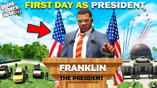 GTA 5 : Franklin's First Day As A President In Los Santos GTA 5 !