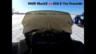 900R MachZ vs 850 E-Tec Freeride