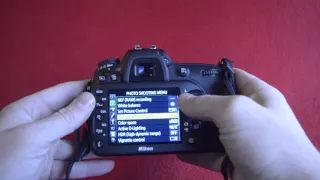 How to set custom settings U1 U2 Nikon D7200