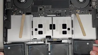 2019 16" Inch MacBook Pro A2141 Disassembly Battery Trackpad Touchpad Replacement Repair Easiest Way