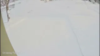 Snowplow snow wave