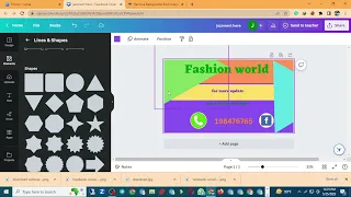 How to Create Facebook Cover Photos in Canva | Facebook Cover Photo Design Online | Bangla | part-3