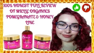 100% HONEST FULL Review of Mielle Organics Pomegranate & Honey Line | Crowned Goddess