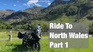 Motorbike Ride To North Wales Ft Pistyll Waterfall On BMW R1250 GS Adventure Pt1
