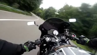 Triumph Sprint RS Uphill chasing CBR 954 RR & Ducati S2R