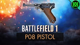 Battlefield 1: P08 Pistol Review (Weapon Guide) | BF1 Weapons + Guns | Luger Pistol (PO8) Gameplay