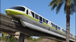 Magic Kingdom Resort Monorail Complete Ride Experience in 4K Walt Disney World Orlando Florida 2020