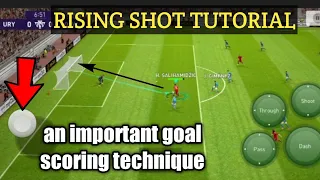 RISING SHOT TUTORIAL PES 2021 MOBILE