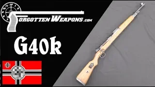 The G40k: A German Experimental Mauser Carbine