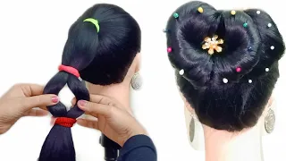 Cool 1 Minute Hairstyle  / Prom Hairstyles Updos Tutorial / Elegant Hairstyles Easy