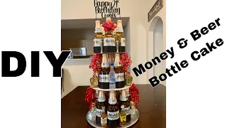 How to DIY Glass Beer Bottle Cake Tutorial |Birthday Idea for Male and Female|