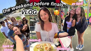 the weekend before finals... VLOG