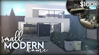 Bloxburg | Small Modern Home | 100k | Speedbuild