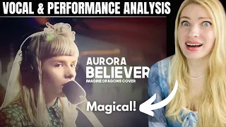 Vocal Coach/Musician Reacts: AURORA ‘Believer’ Imagine Dragons - In Depth Analysis!