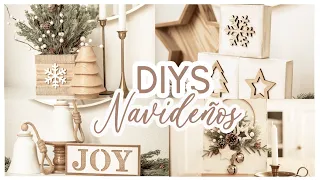 NAVIDAD🌲 DIYS QUE TIENES QUE HACER!! / IDEAS FÁCILES, ELEGANTES Y ECONÓMICAS PARA DECORAR TU HOGAR.