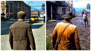 Mafia 1 Remake Vs Red Dead Redemption 2 Gameplay Comparison