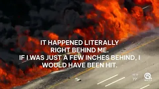 911 callers describe fiery tanker truck crash on I-95