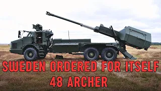 Sweden ordered 48 Archer self propelled guns at once