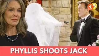 Unwanted guest crashes Jack and Diane's wedding on Y&R